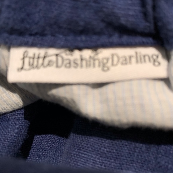 0-3m handmade linen bubble romper - Picture 3 of 6